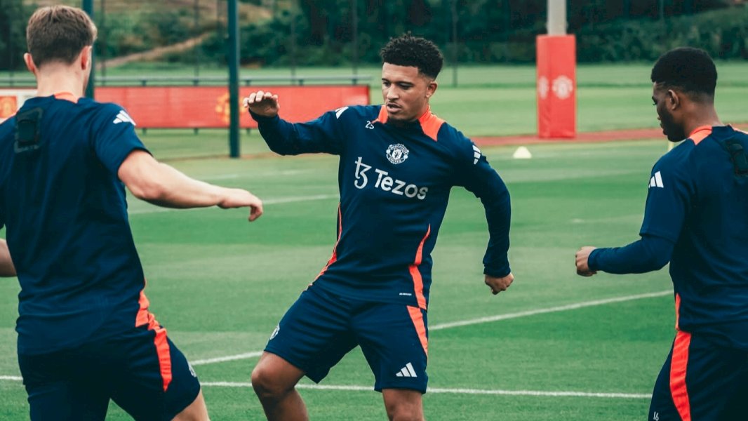 Kejutan! Jadon Sancho kembali berlatih bersama MU